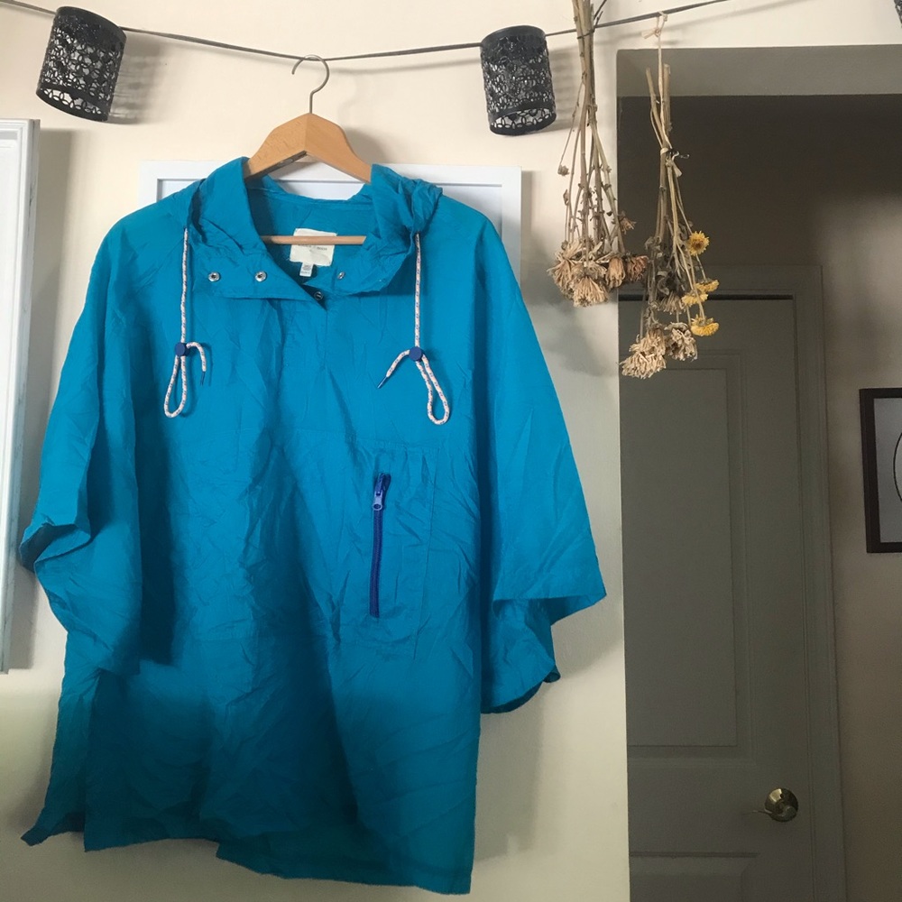 Urban Outfitters Turquoise Windbreaker